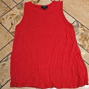 AGL Women's Red Sleeveless Top
